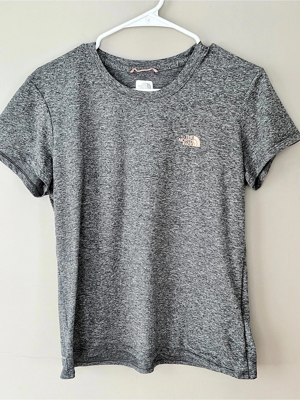 The North Face VaporWick Short Sleeve Logo Tee Gray Large